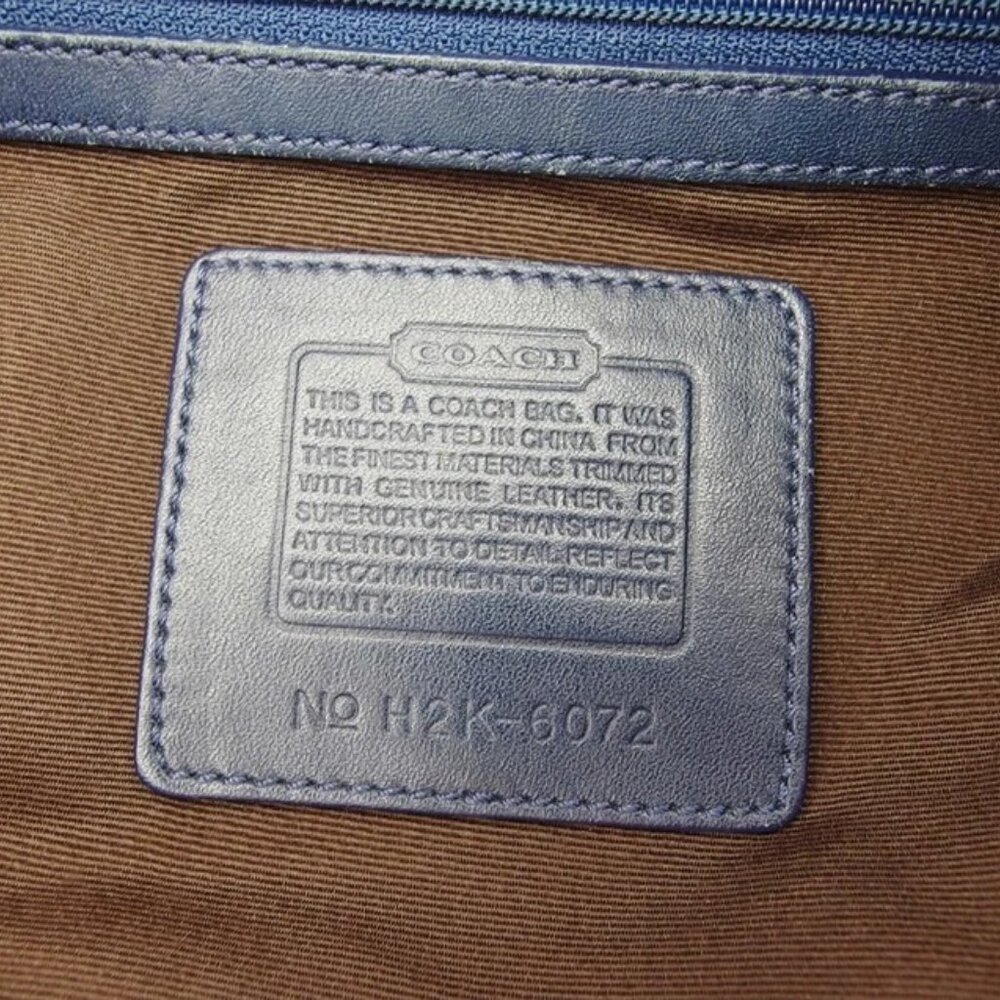 COACH 2WAY Shoulder Bag Signature Authentic Used C4461 - Picture 7 of 8